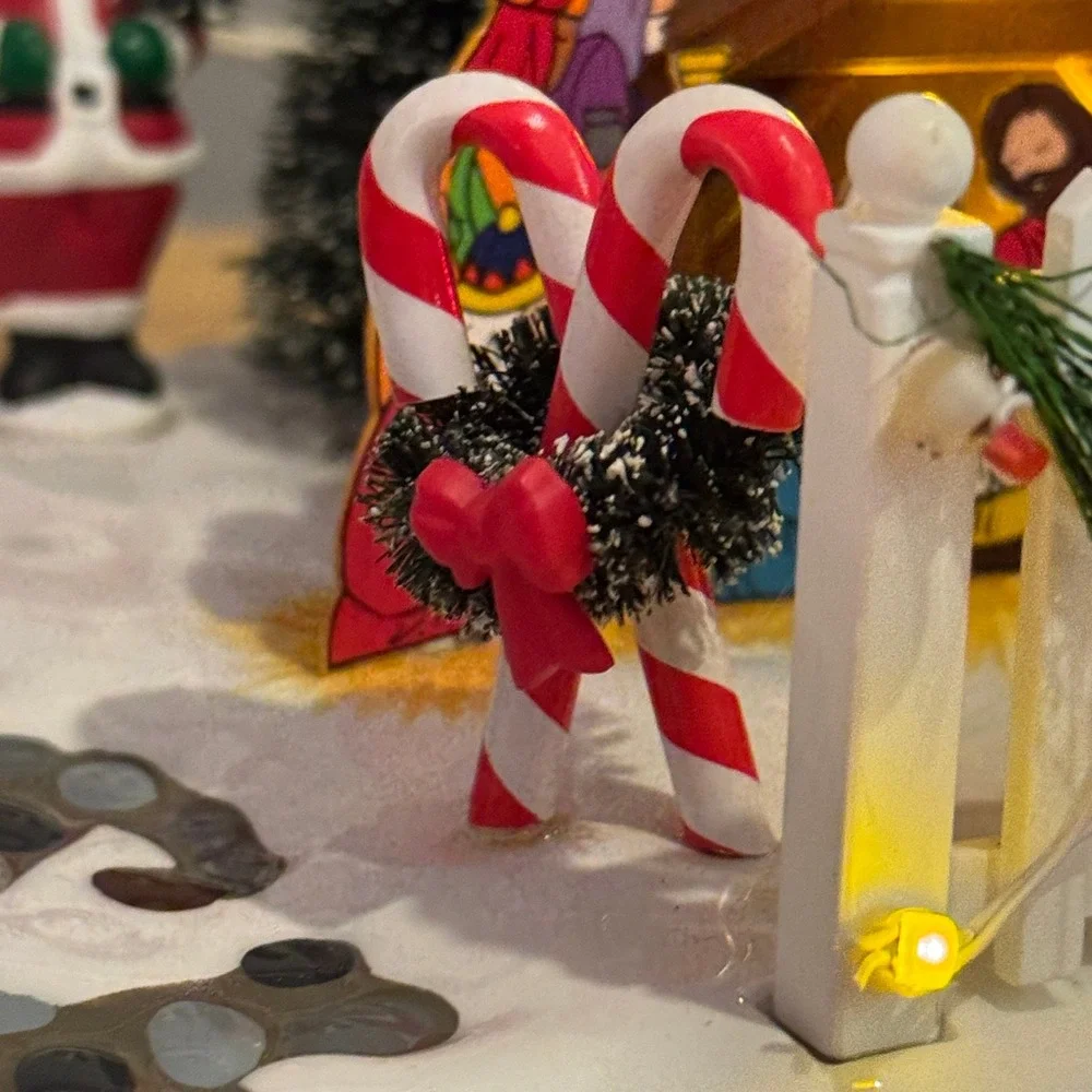 Department 56 Festive Front Yard Village Accessory 52506 Lighted w/ Box Dept 56